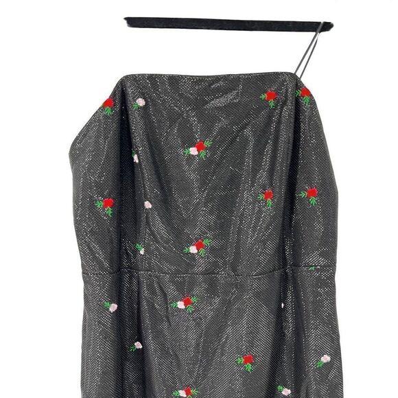 Urban Outfitters Colette Shimmer Rose‎ Embroidery Mini Dress - Picture 2 of 9